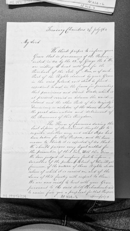 Treasury proposal to purchase Isle of Man to prevent illicit trade