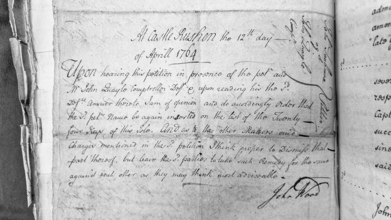 Order to reinstate petitioner's name on the List of Twenty-four Keys