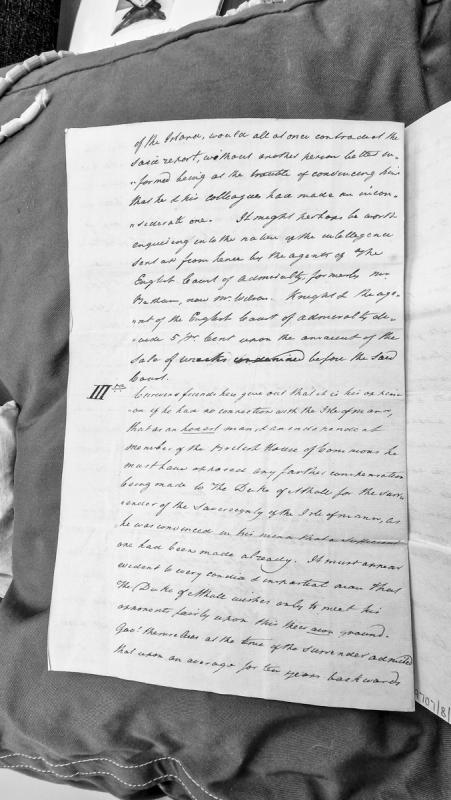 Discussion of admiralty agents' fees and compensation to Duke of Atholl for Isle of Man sovereignty