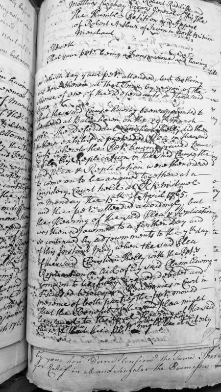 Petition and Appeal of Robert Arthur regarding ecclesiastical proceedings before Vicars General