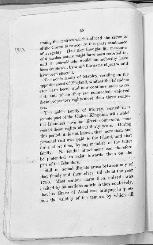 Historical account of Crown acquisition of regality rights and succession of Stanley and Murray families