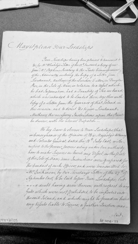 Instructions regarding seizure powers for revenue officers in Isle of Man ports