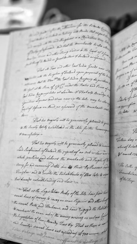 Oaths related to House of Keys (partially obscured document)