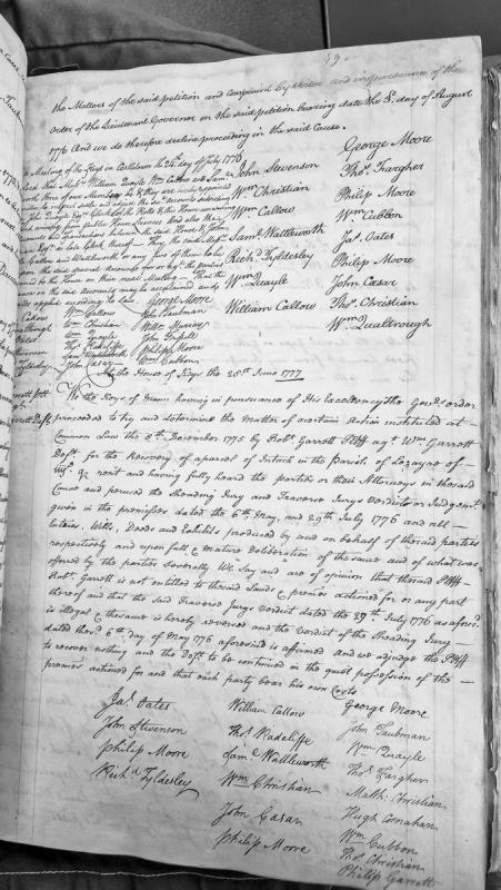 House of Keys judgment in Garrett v. Garrett land dispute, reversing traverse jury verdict.