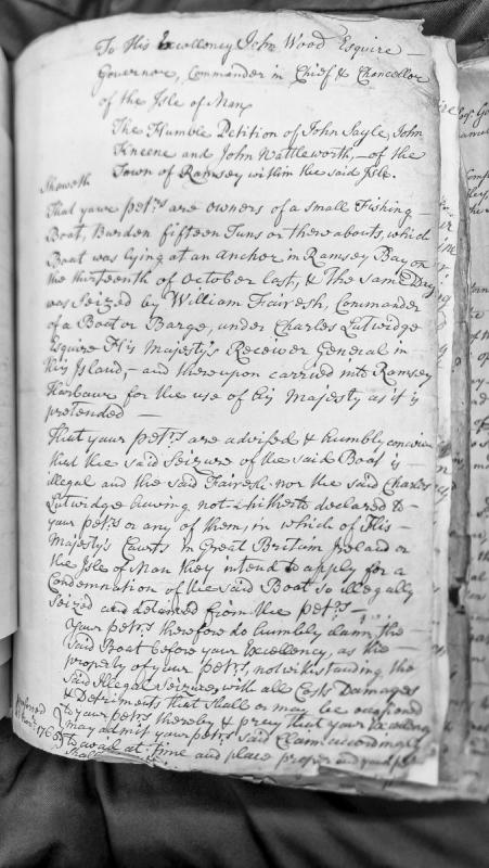 Petition against illegal seizure of fishing boat in Ramsey Bay