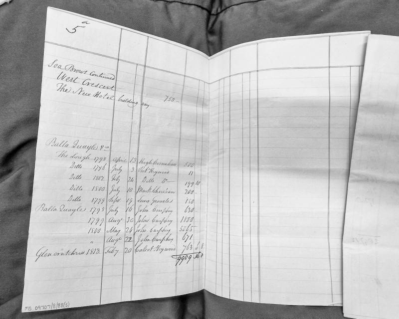 Property valuations and payments for Sea Brows, West Crescent and Balla Quayle areas