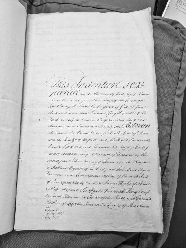 Indenture sexpartite between James Duke of Atholl and others, 1761