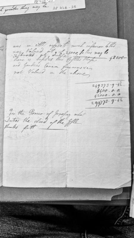 Valuation of Isle of Man property and calculation of total assessed value