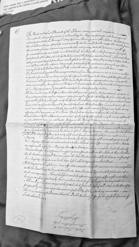 Scheme for encouragement of herring fishery and linen manufacture with safeguards against smuggling