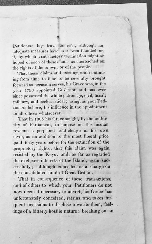 Petition regarding Governor's claims and hostile treatment of petitioners