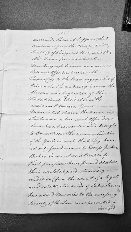 Petition concerning inadequate prosecution of offenders and poor prison conditions