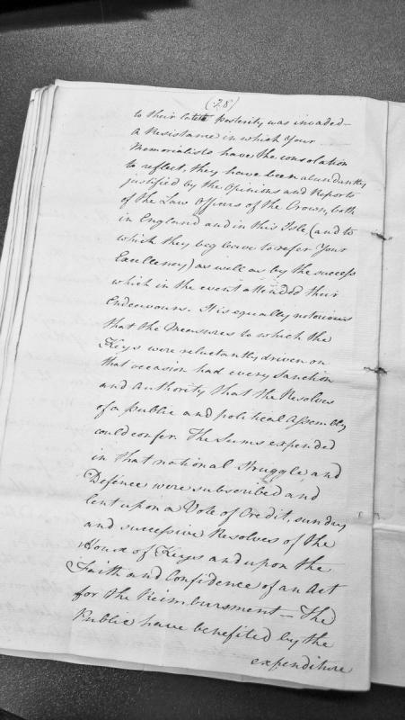 Memorialists defend resistance measures and public expenditure during national struggle