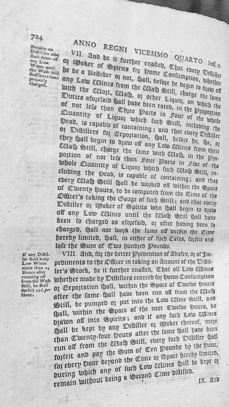 Regulations on spirits distillation: charging stills and low wines handling requirements