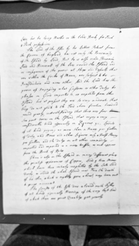 Description of Isle of Man's sovereignty, customs duties, and natural resources