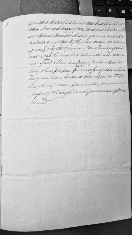 Petition requesting legislative remedies to the Revesting Act in accordance with settlement laws