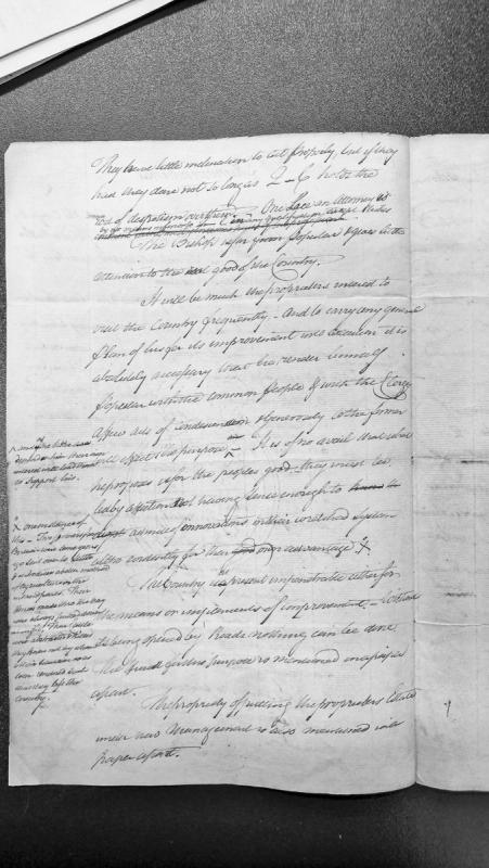 Notes on Isle of Man proprietorship, agricultural improvement and public management.