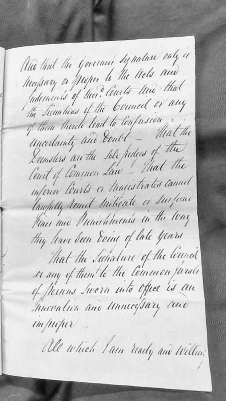 Legal opinions on Governor's signature authority and judicial powers