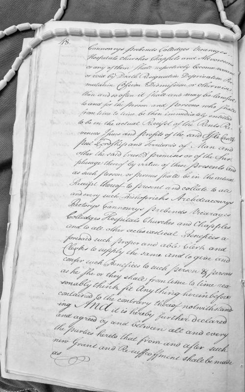 Ecclesiastical benefice presentation and collation rights upon vacancy